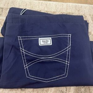 Blue sky scrub pants